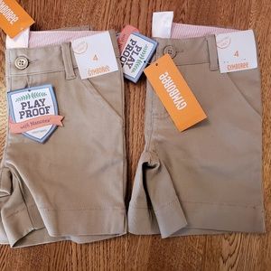Gymboree 4T Khaki Uniform Shorts